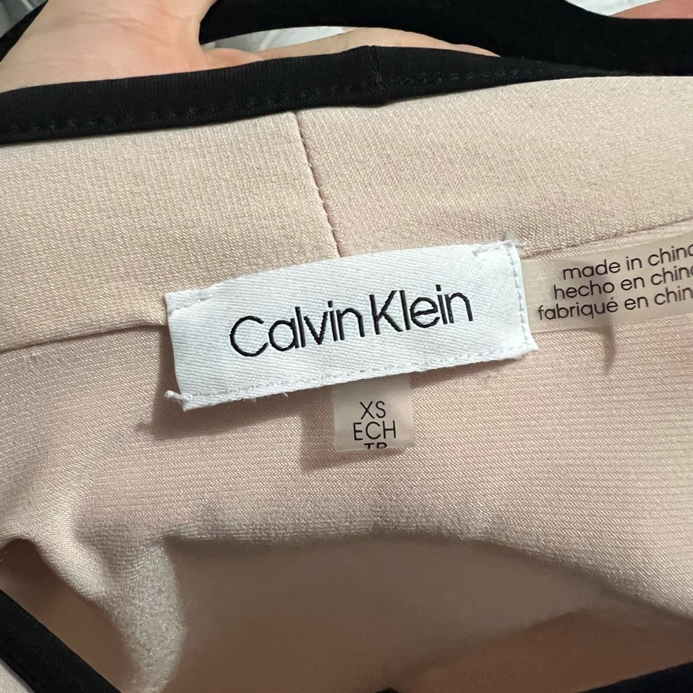 Black and Pink Calvin Klein Blouse - Picture 2 of 4